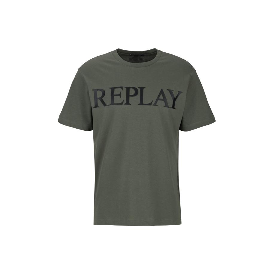 Replay REPLAY Shirt groen -