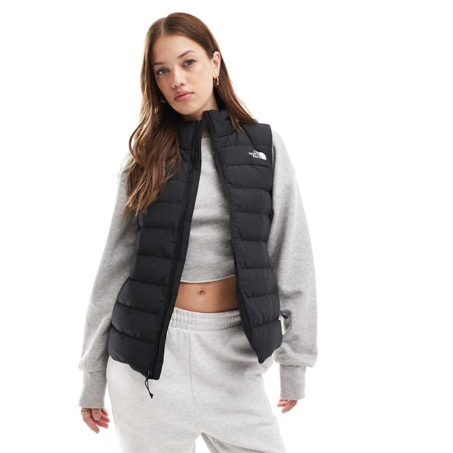 The North Face Aconcagua 3 Gewatteerde bodywarmer in zwart Zwart