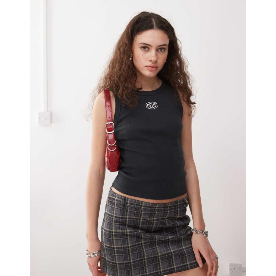 Deus Ex Machina Shield Tanktop in zwart Zwart