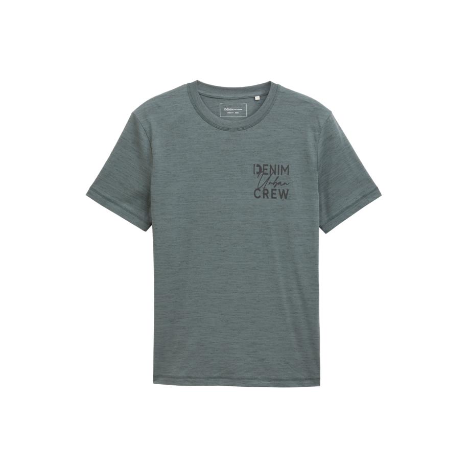 Tom Tailor TOM TAILOR DENIM Shirt grijs / groen gemêleerd -