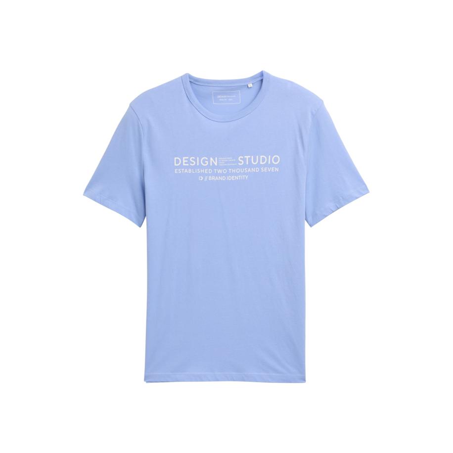 Tom Tailor TOM TAILOR DENIM Shirt duifblauw / wit -