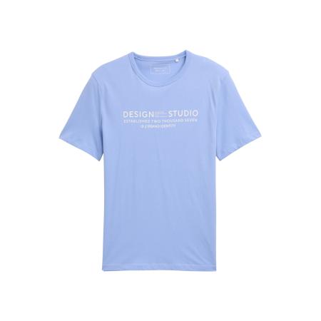 Tom Tailor TOM TAILOR DENIM Shirt duifblauw / wit