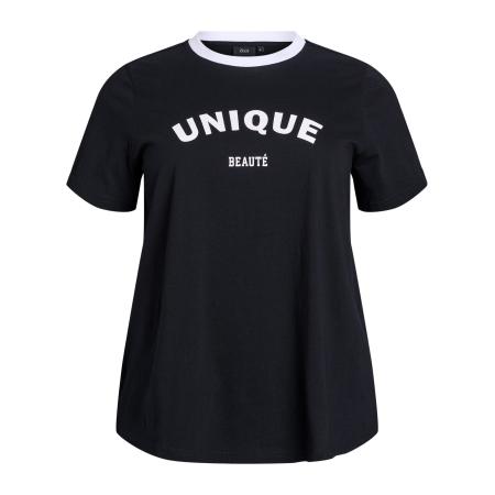 Zizzi Zizzi Shirt Voline zwart / wit