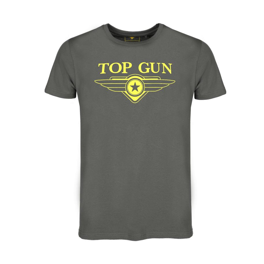 Top gun TOP GUN Shirt TG2024002 geel / antraciet -