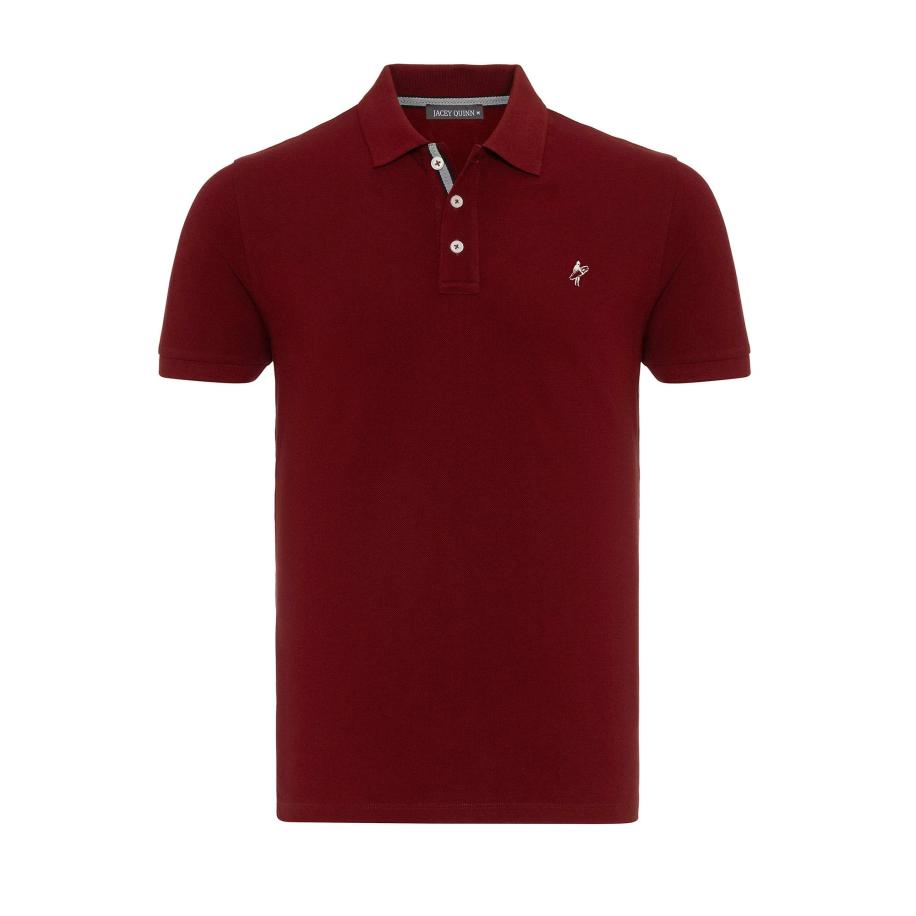 Jacey Quinn Jacey Quinn Shirt merlot / wit -