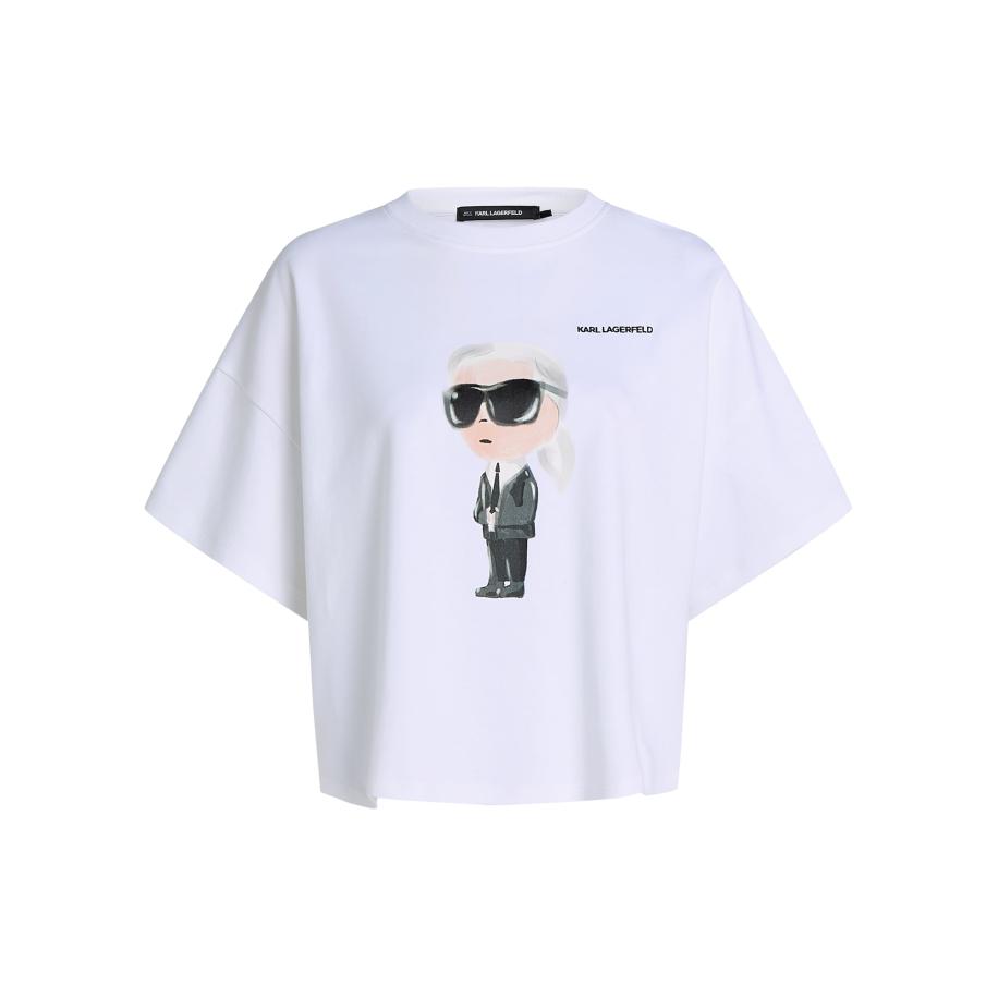 Karl Lagerfeld Karl Lagerfeld Shirt Ikon beige / grijs / zwart / wit -