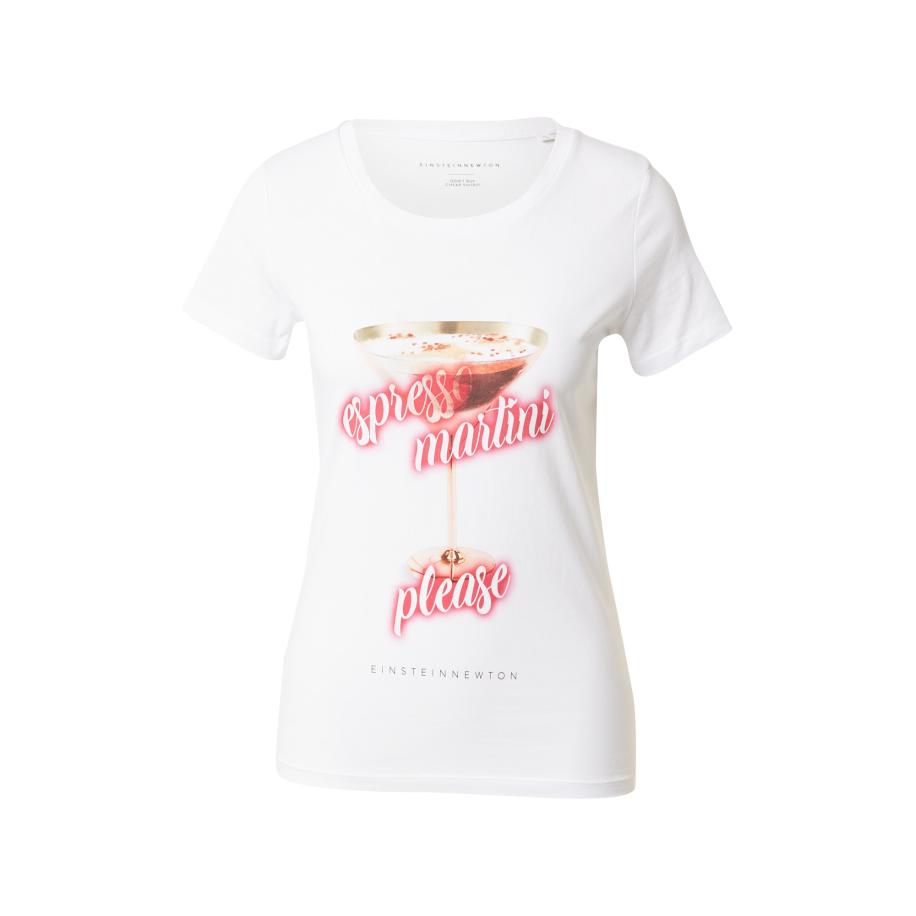 einstein & newton EINSTEIN & NEWTON Shirt Espresso Martini bruin / rood / wit -