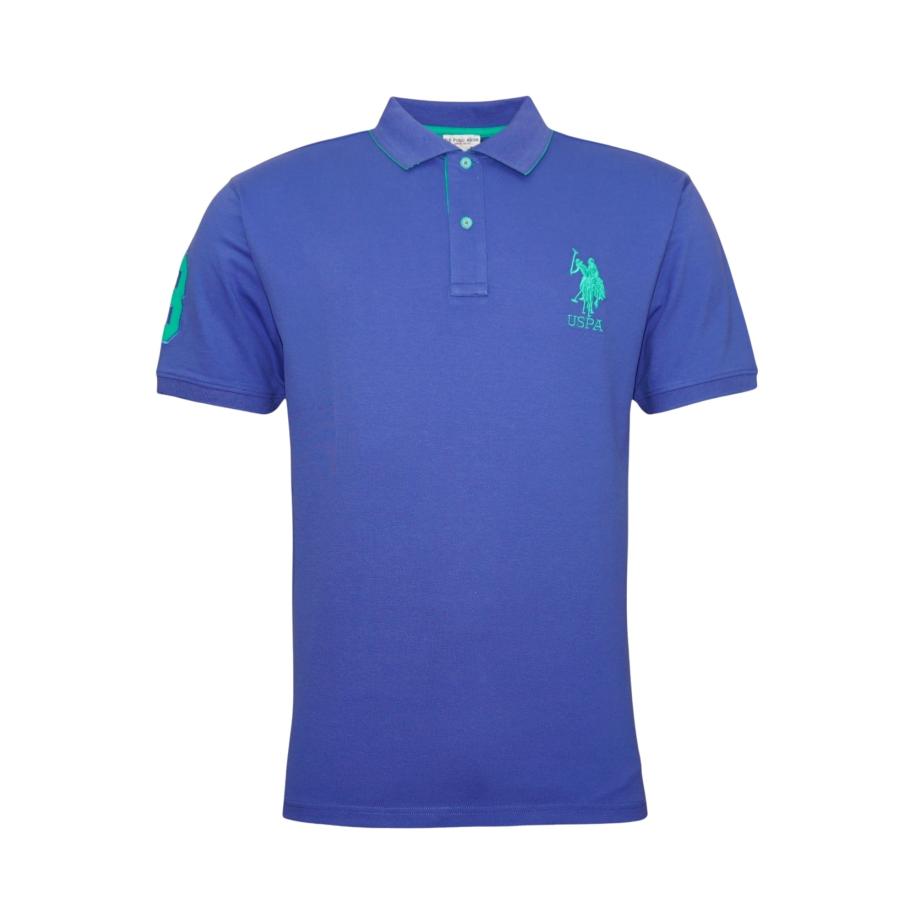 U.S. Polo Assn. U.S. POLO ASSN. Shirt turquoise / royal blue/koningsblauw -