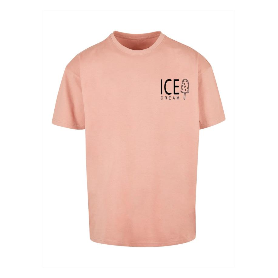 Merchcode Merchcode Shirt Ice Cream oudroze / zwart -