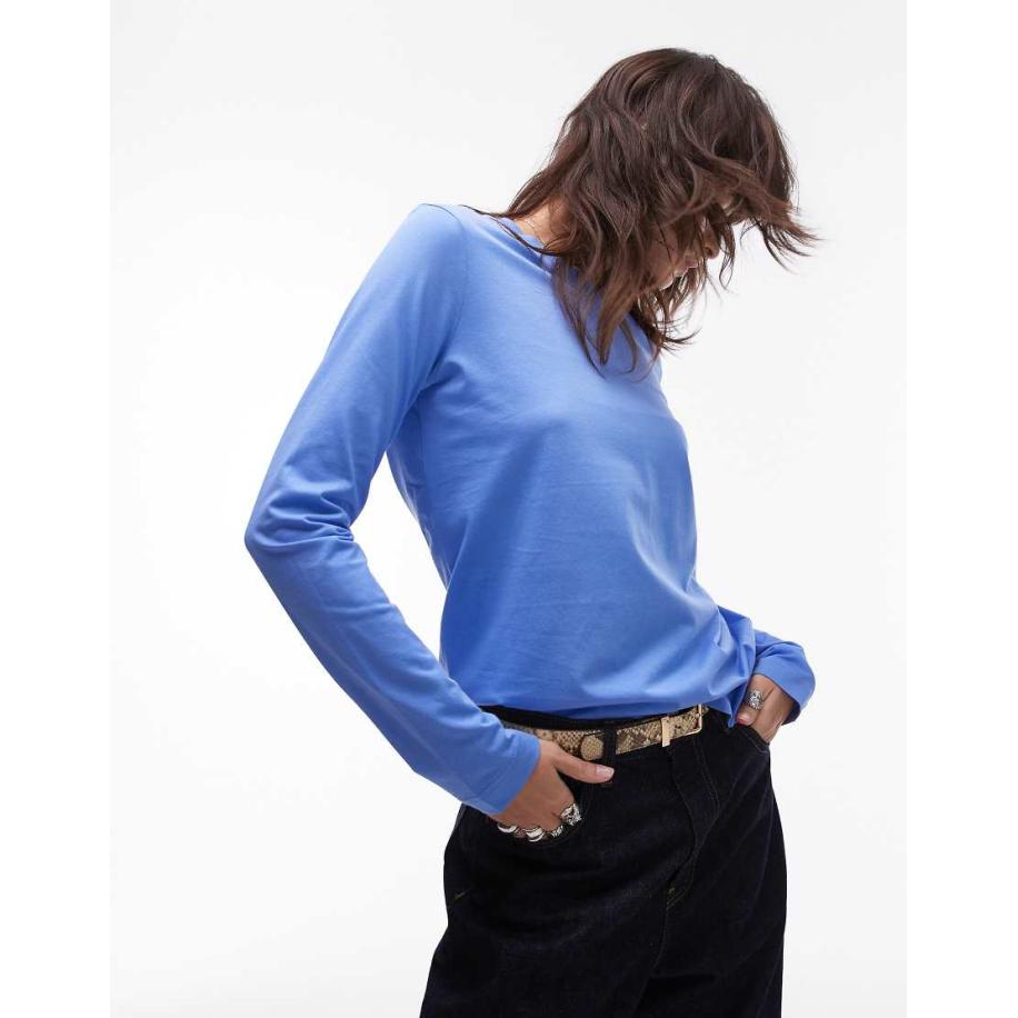 ARKET T-shirt met lange mouwen in blauw Blauw