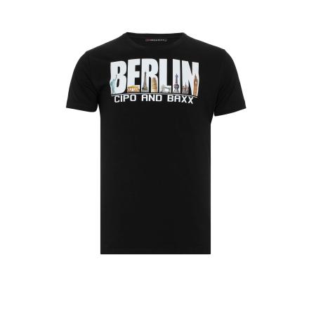 Cipo & Baxx CIPO & BAXX Shirt zwart / wit