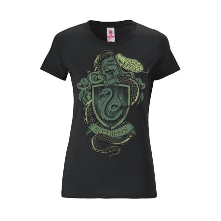 LOGOSHIRT Shirt groen / zwart