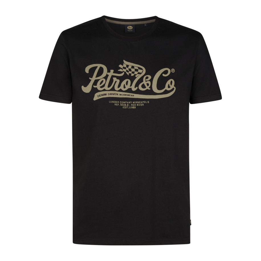 Petrol Industries Petrol Industries Shirt geel / zwart -