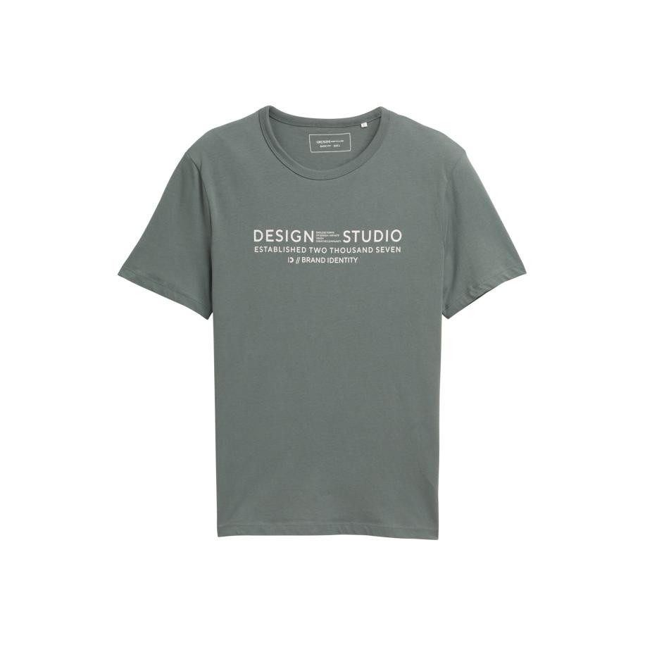 Tom Tailor TOM TAILOR DENIM Shirt kaki / wit -