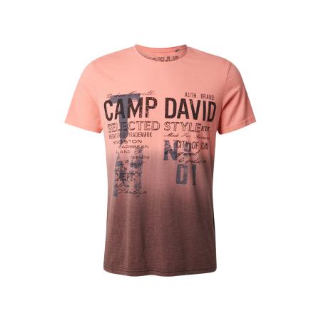 Camp David CAMP DAVID Shirt wijnrood / watermeloen rood / zwart