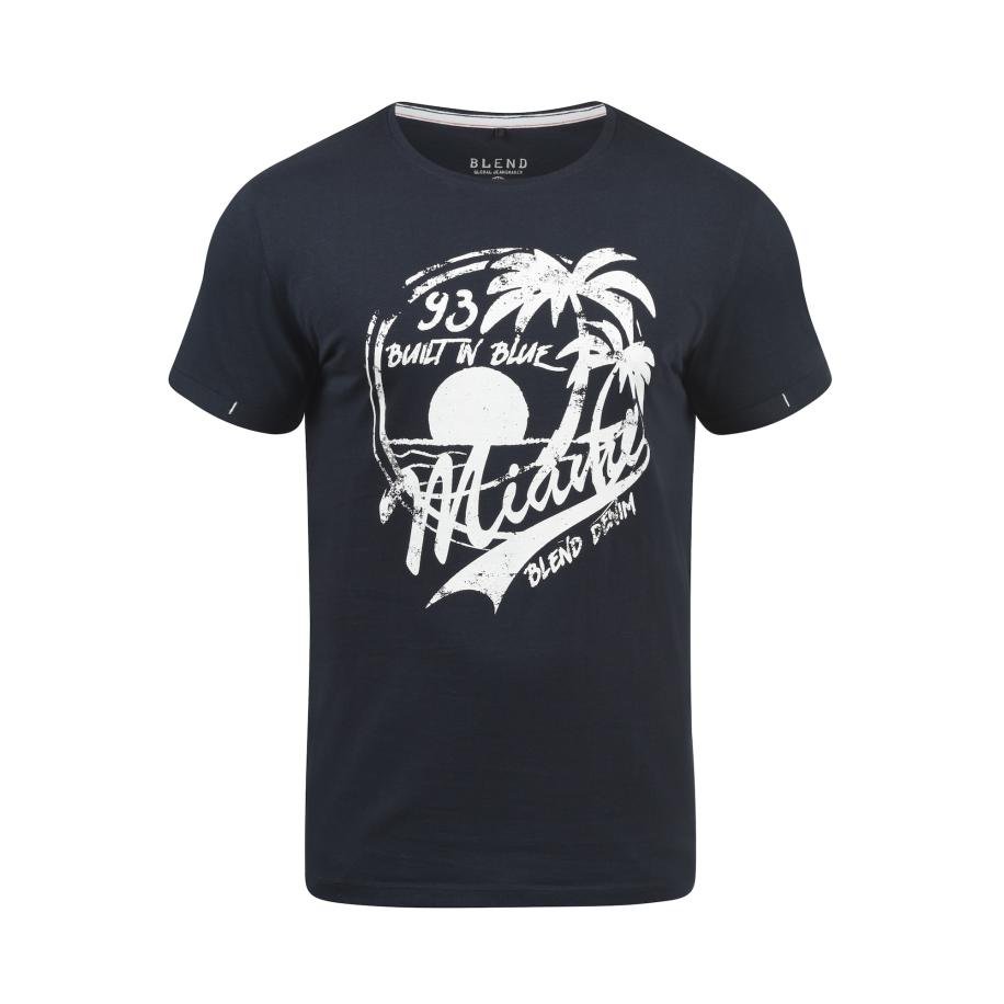 Blend BLEND Shirt PERRY navy / wit -