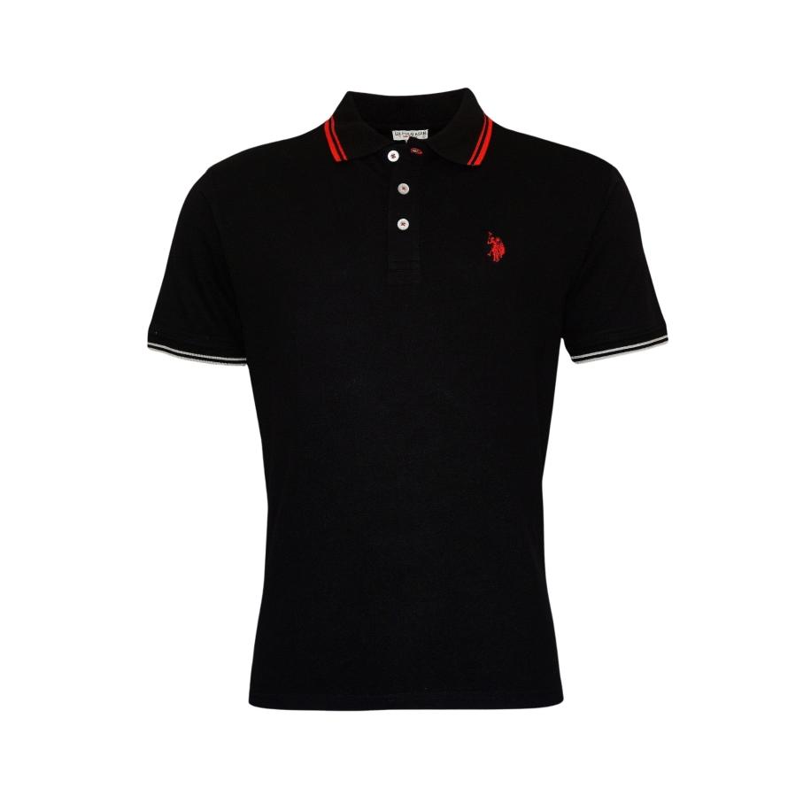 U.S. Polo Assn. U.S. POLO ASSN. Shirt rood / zwart -