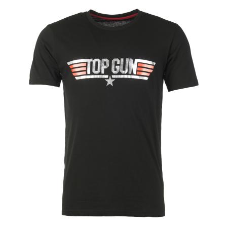 TOP GUN Shirt koraal / zwart / wit