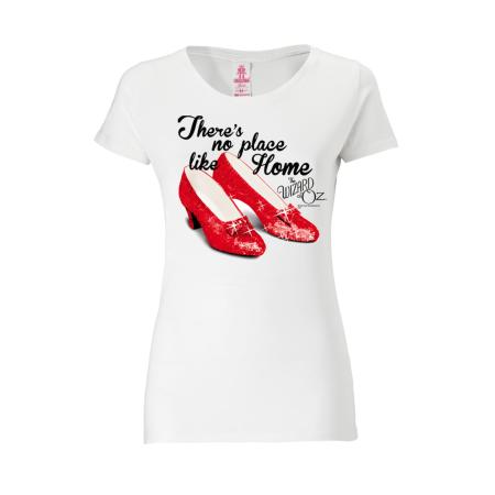 LOGOSHIRT Shirt There`s no place like home - Der Zauberer von Oz rood / wit