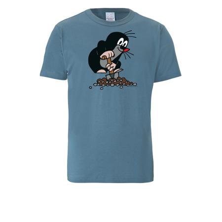 LOGOSHIRT Shirt Der kleine Maulwurf blauw