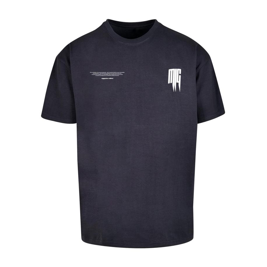 MJ Gonzales MJ Gonzales Shirt navy / lichtlila / wit -