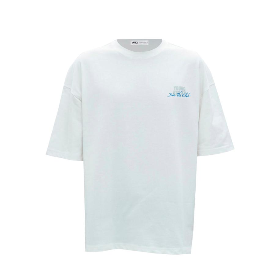 VAMOS CLO Shirt blauw / wit Wit