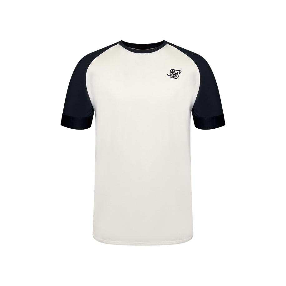 SikSilk SikSilk Shirt Tech zwart / wit -