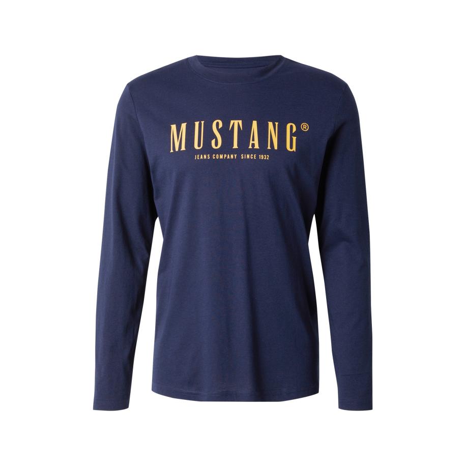 Mustang MUSTANG Shirt Asheville nachtblauw / geel -