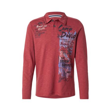 Camp David CAMP DAVID Shirt lichtblauw / cranberry / zwart