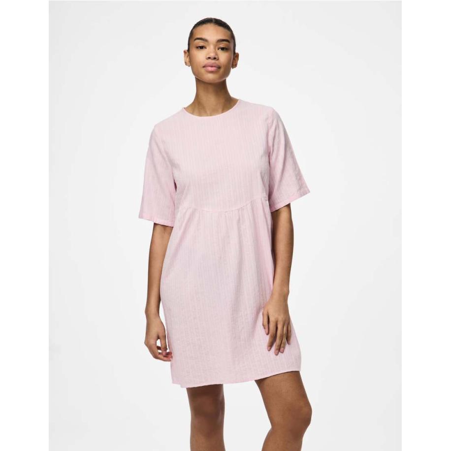 Pieces Top met bandje achter in lepelaars roze Roze