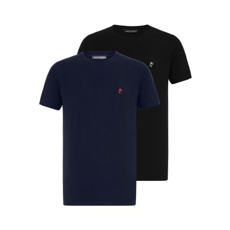 Jacey Quinn Jacey Quinn Shirt navy / rood / zwart / wit