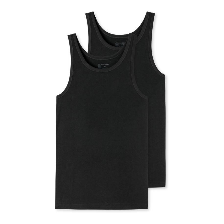 Schiesser SCHIESSER Onderhemd zwart -