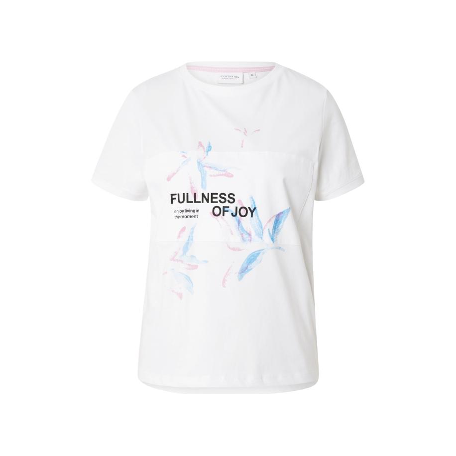 comma casual identity comma casual identity Shirt azuur / lichtroze / zwart / wit -