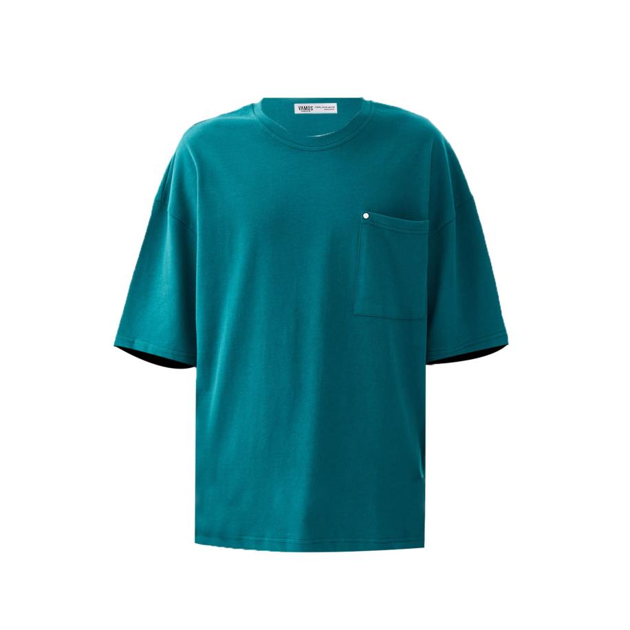 VAMOS CLO Shirt petrol / wit Blauw