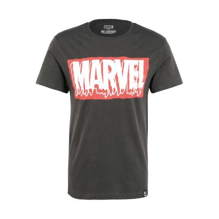 Recovered Recovered Shirt Marvel Slime Logo Vintage zwart
