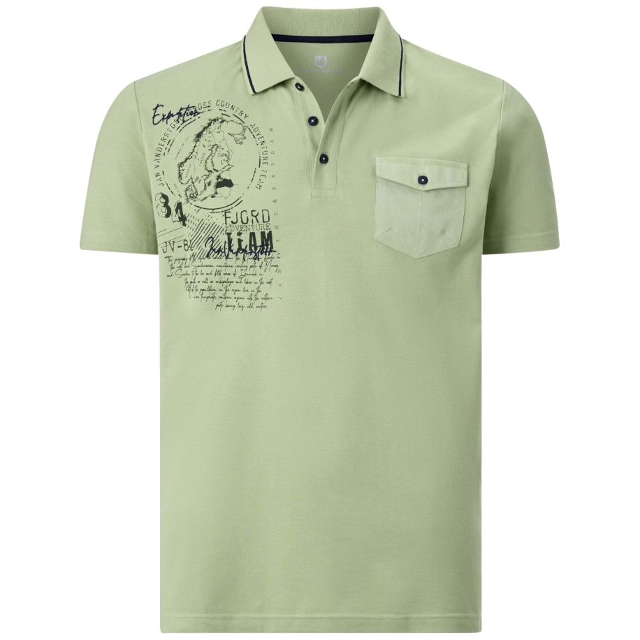 jan vanderstorm Jan Vanderstorm Shirt Fjodor groen -