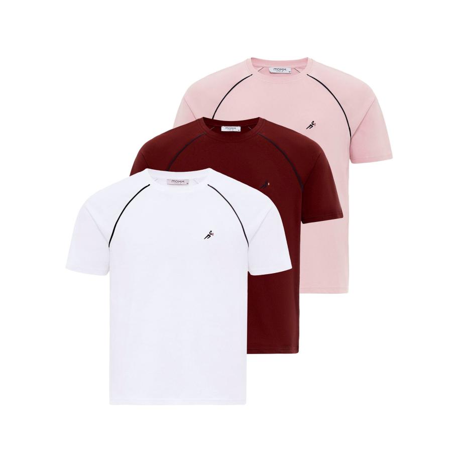 Moxx Paris Moxx Paris Shirt pink / bordeaux / zwart / wit -
