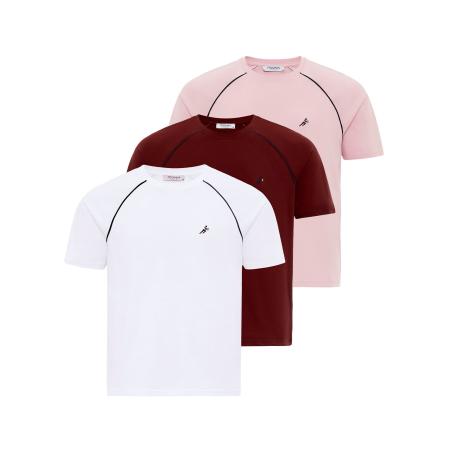 Moxx Paris Moxx Paris Shirt pink / bordeaux / zwart / wit