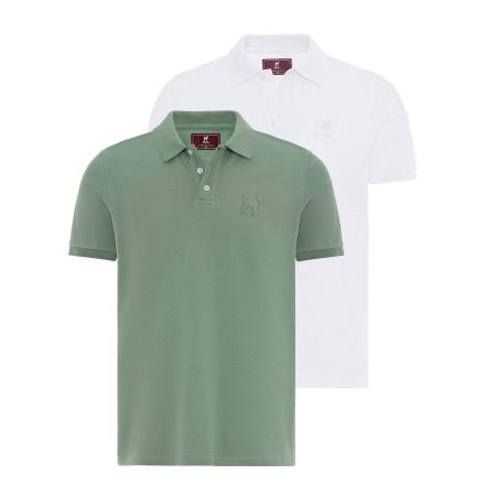 Williot Williot Shirt groen / wit