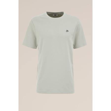 Fundamentals heren T-shirt - Slim Fit - Pastelgroen - Katoen - Maat: XXXL