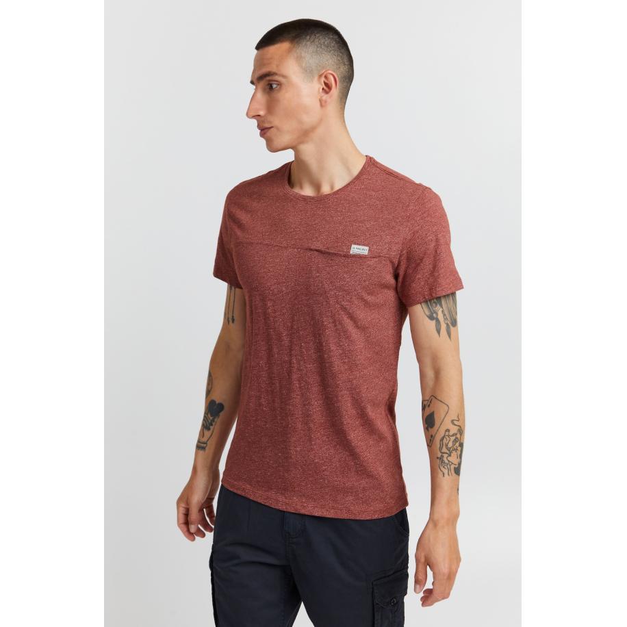 11 Project 11 Project Shirt lichtgrijs / roestrood -