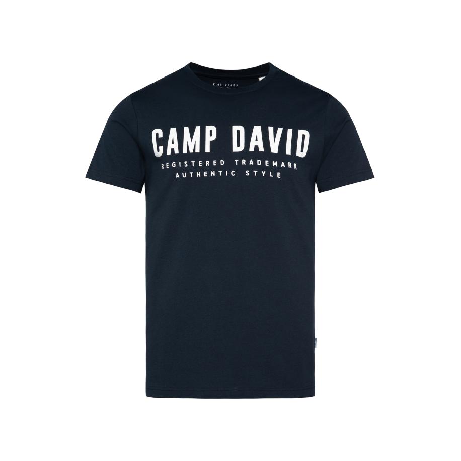 Camp David CAMP DAVID Shirt navy / wit -