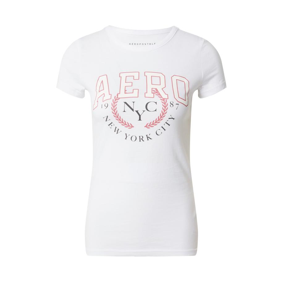 Aeropostale AÉROPOSTALE Shirt rood / zwart / wit -