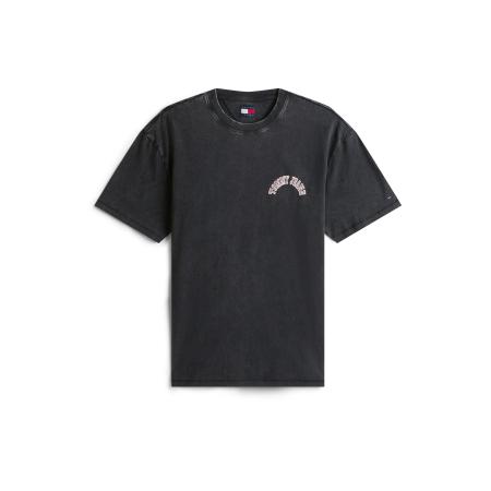 Tommy Jeans Tommy Jeans Shirt NOVELTY rosa / zwart / wit