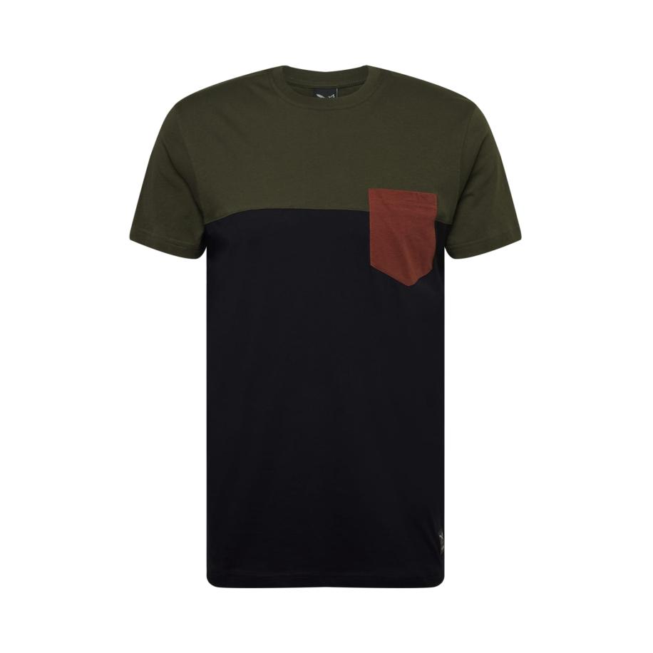 Iriedaily Iriedaily Shirt cognac / donkergroen / zwart -