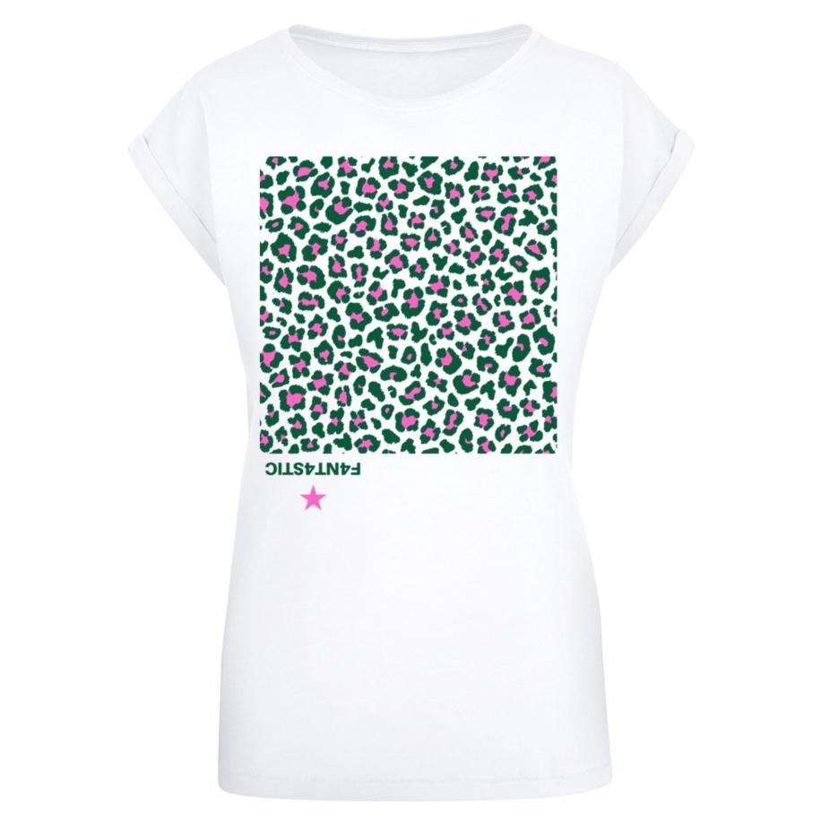 F4NT4STIC F4NT4STIC Shirt groen / pink / wit -