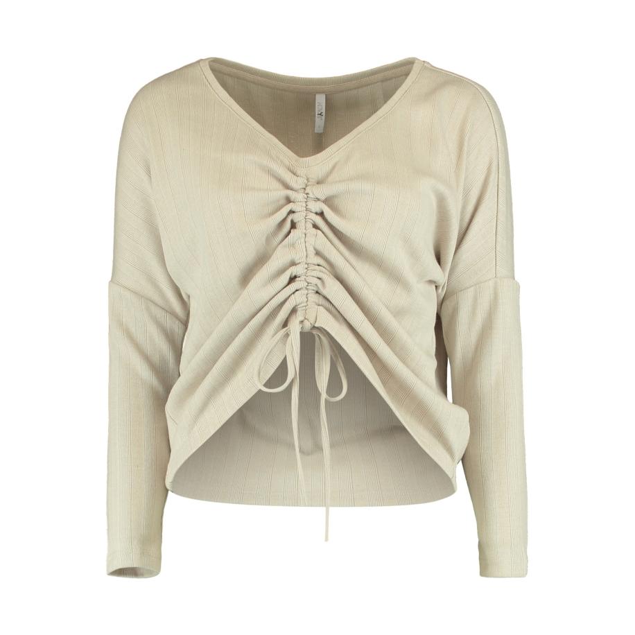 Hailys Hailys Shirt Solea beige -