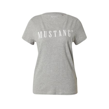 Mustang MUSTANG Shirt Alma grijs gemêleerd / wit