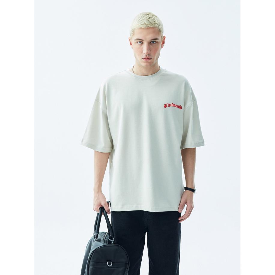 VAMOS CLO VAMOS CLO Shirt grijs / pastelgroen / rood -