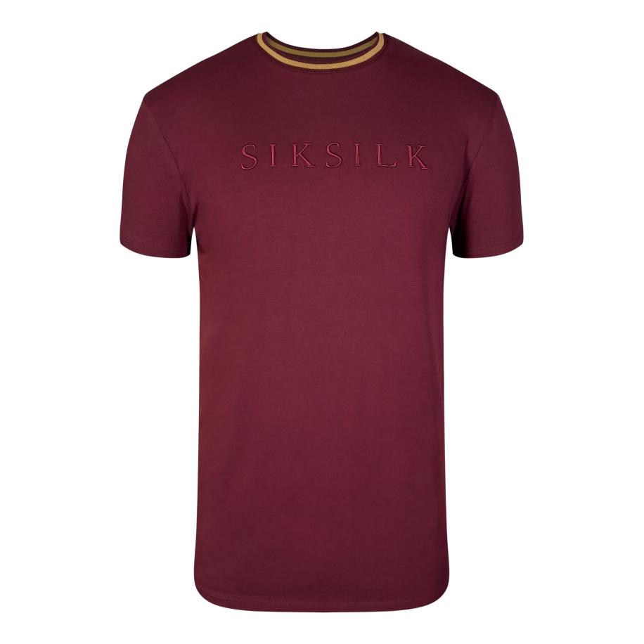 SikSilk SikSilk Shirt bourgogne -